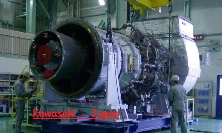 Kawasaki gas turbine, Japan