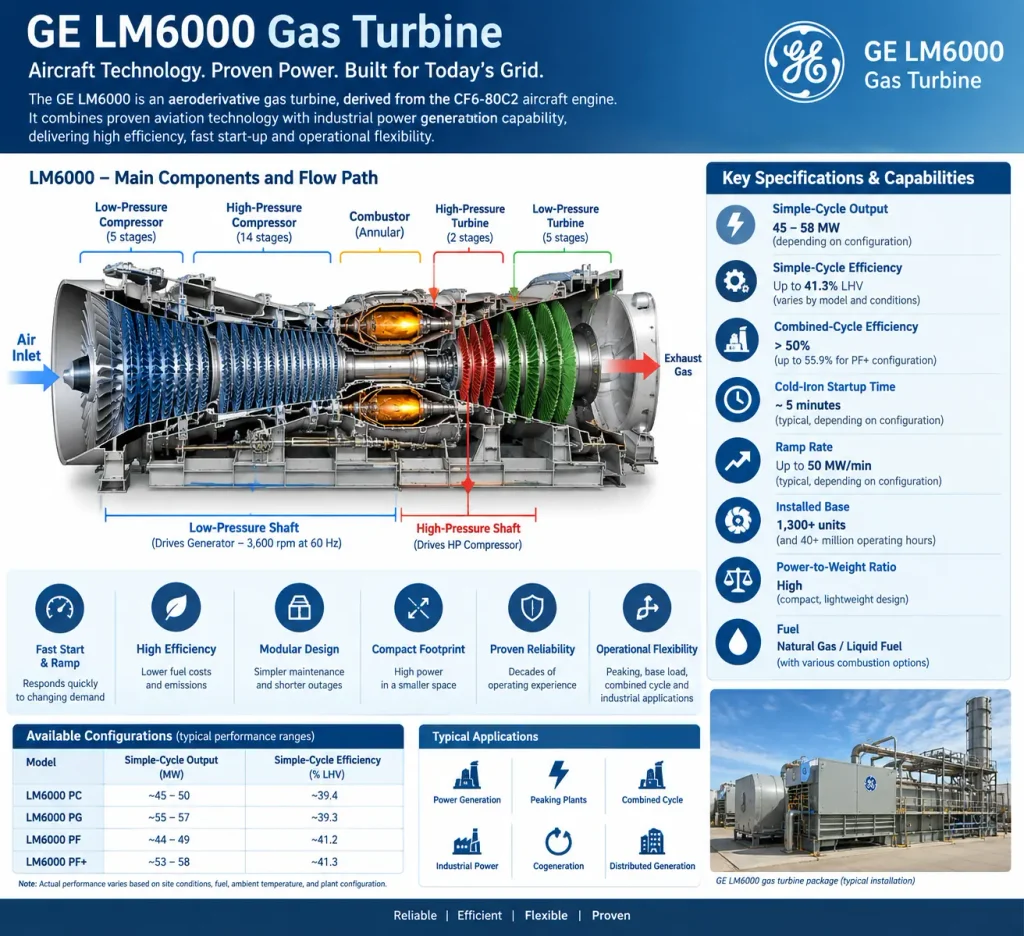 GE LM6000 Gas Turbine